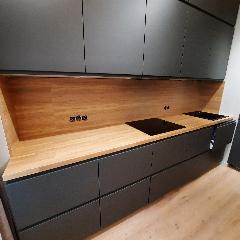 Панель из массива дуба для кухни 381х590х16 мм